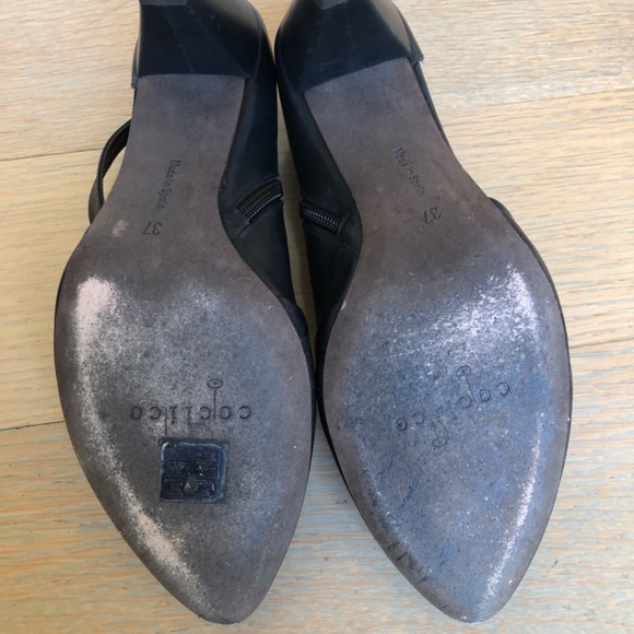 COCLICO Black Leather Heels - Picture 9 of 11